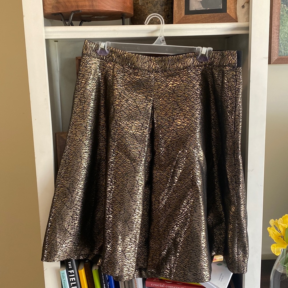 Lane Bryant Metallic Skirt